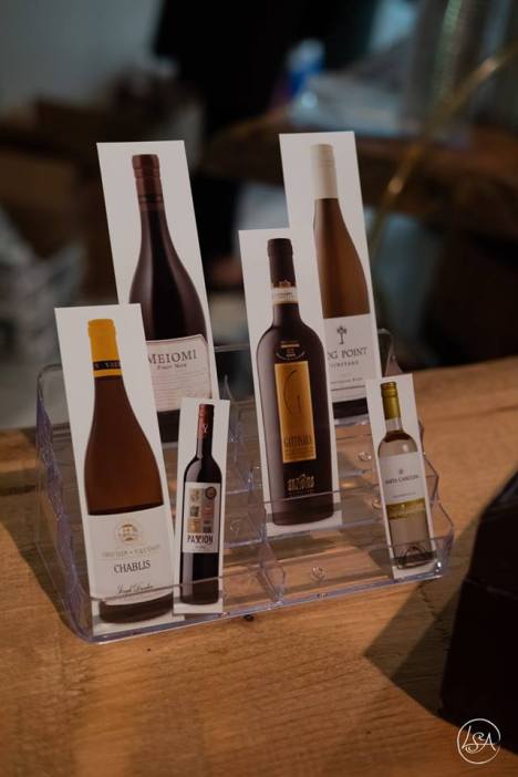 The wine pull offered a chance at specialty wines
